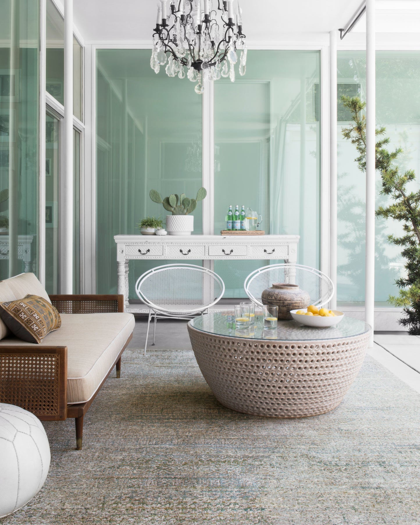 Loloi Javari Ivory Sea Contemporary