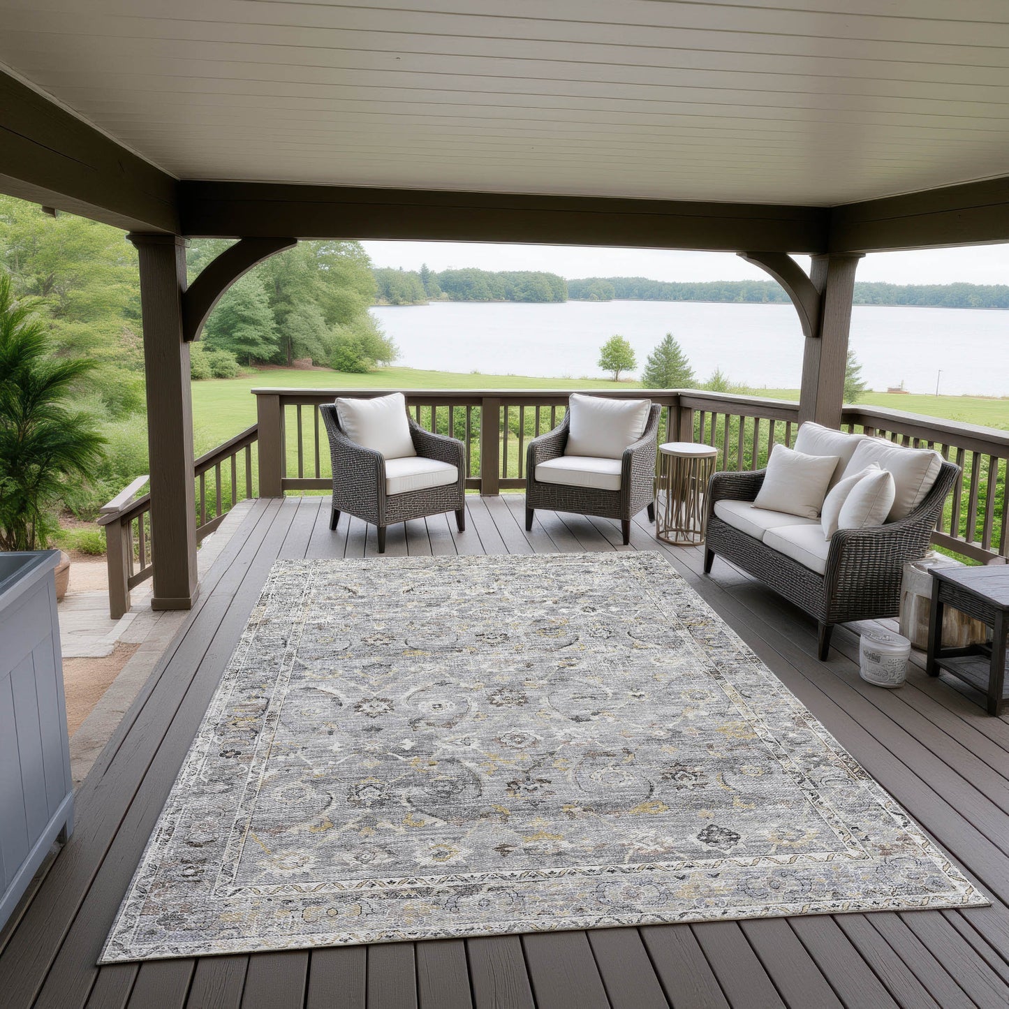 Dalyn Rugs Jericho Silver Traditional