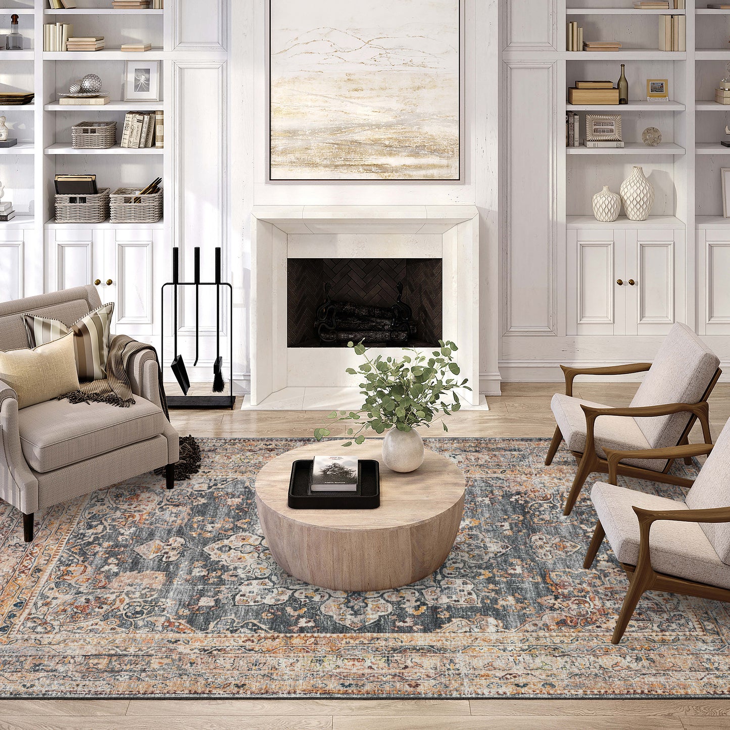 Dalyn Rugs Jericho Charcoal Traditional