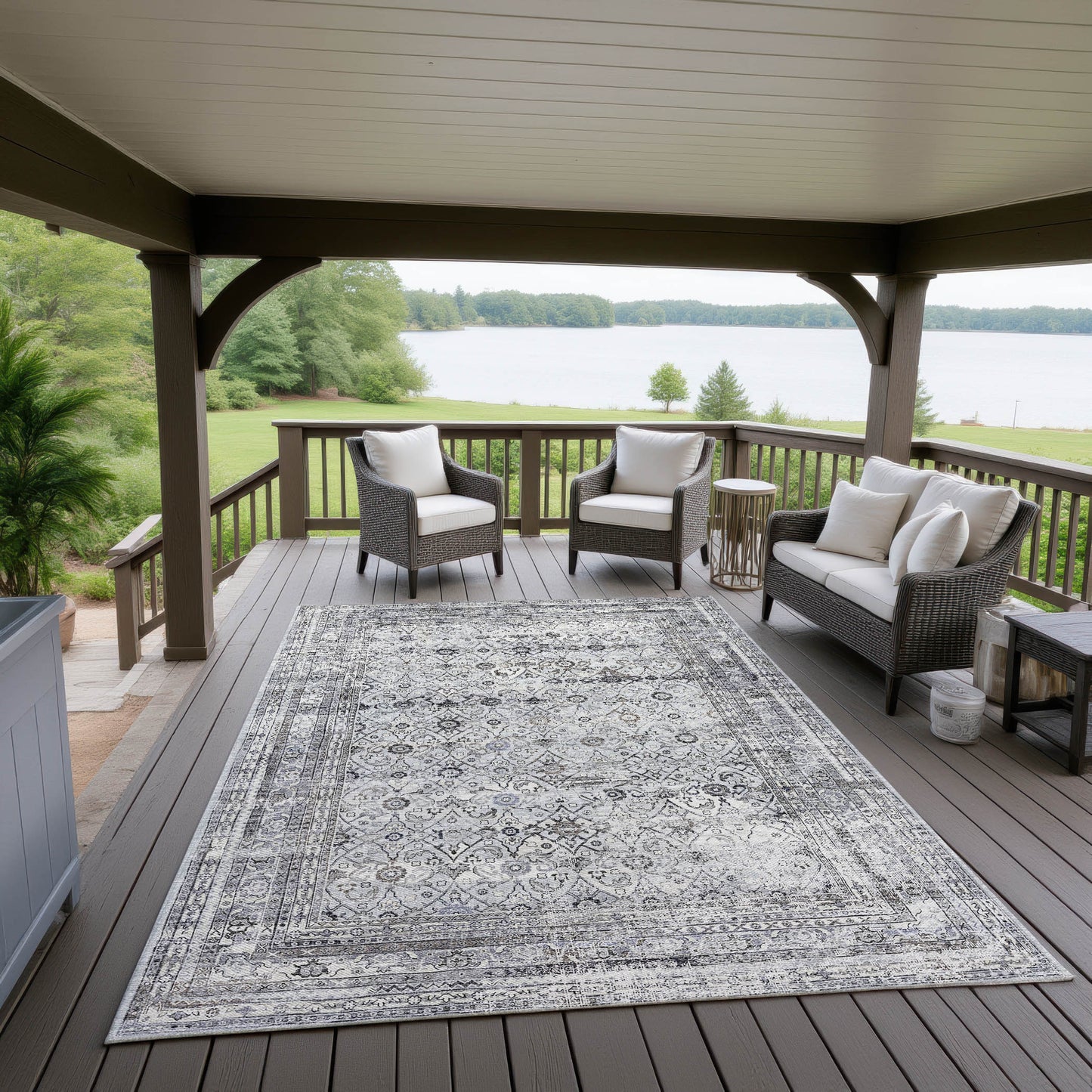 Dalyn Rugs Jericho Pewter Traditional