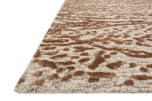 Loloi Juneau Oatmeal Terracotta Contemporary