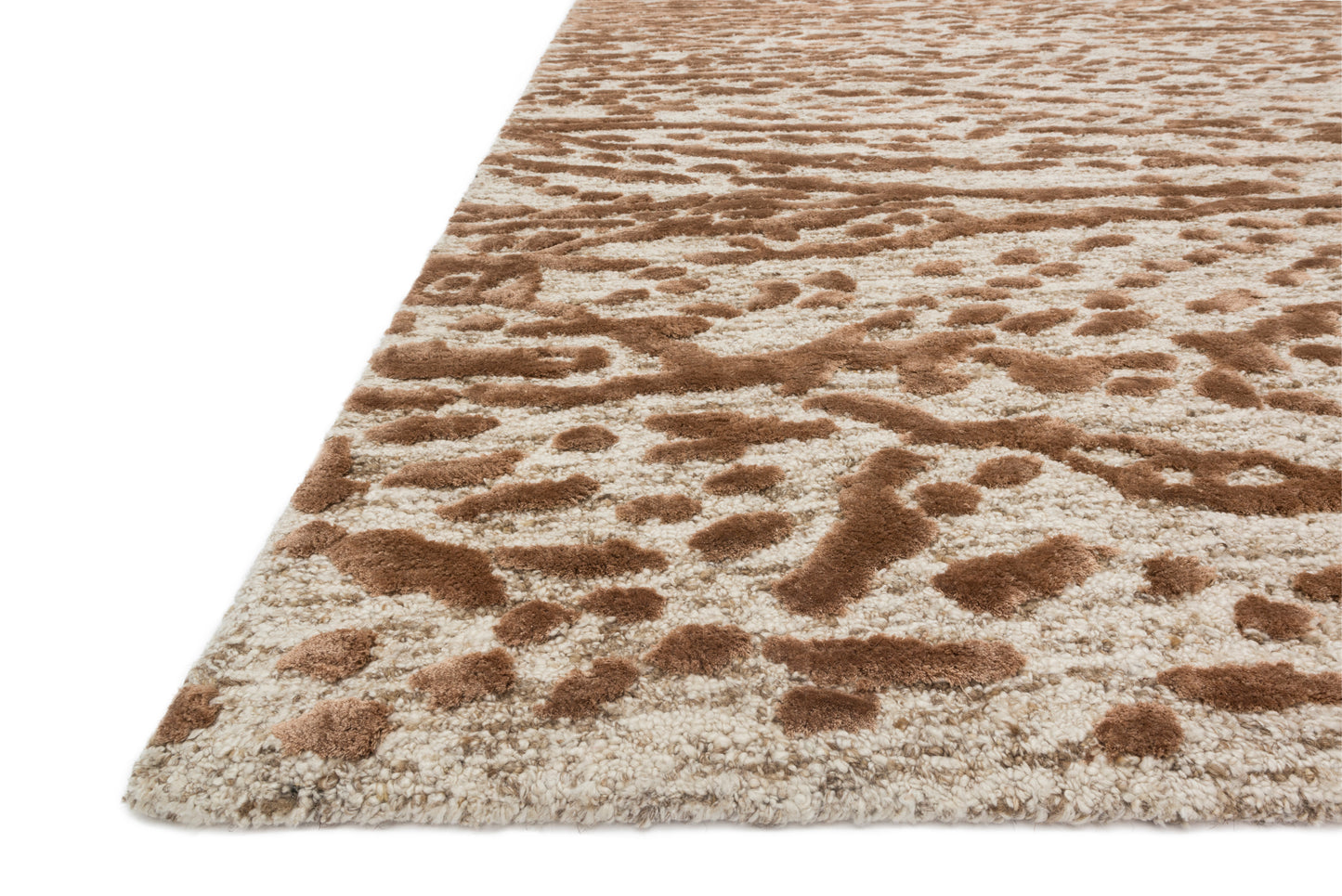 Loloi Juneau Oatmeal Terracotta Contemporary
