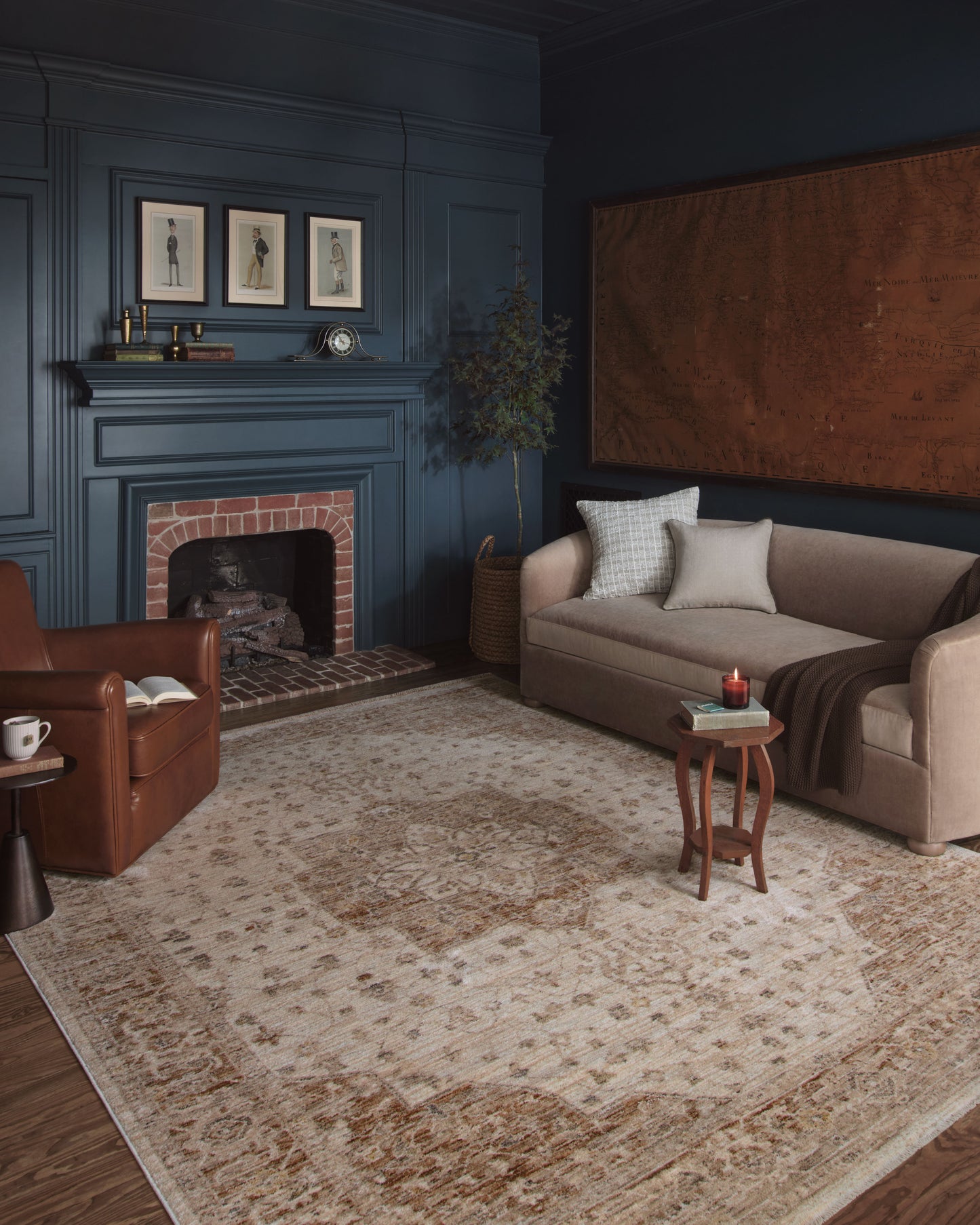 Magnolia Home by Joanna Gaines x Loloi Junie Natural Clay Traditional