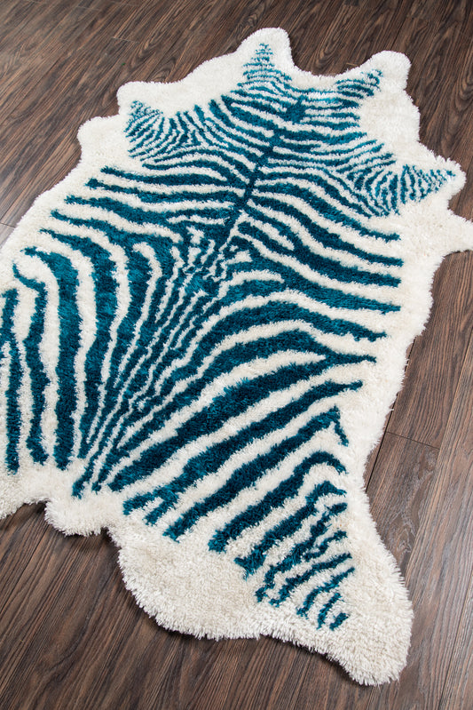 Novogratz Kalahari Turquoise Contemporary