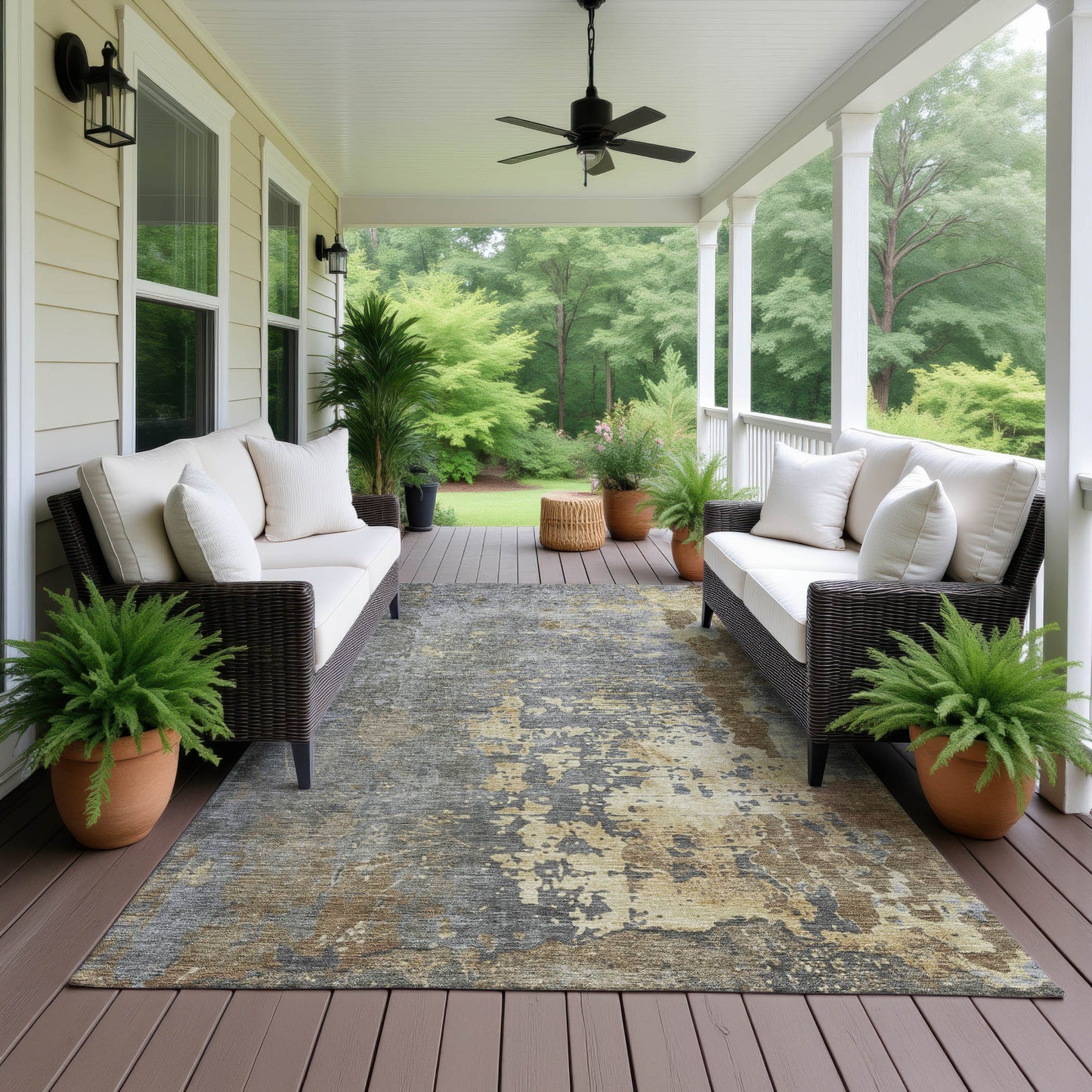 Dalyn Rugs Kochi Pewter Transitional