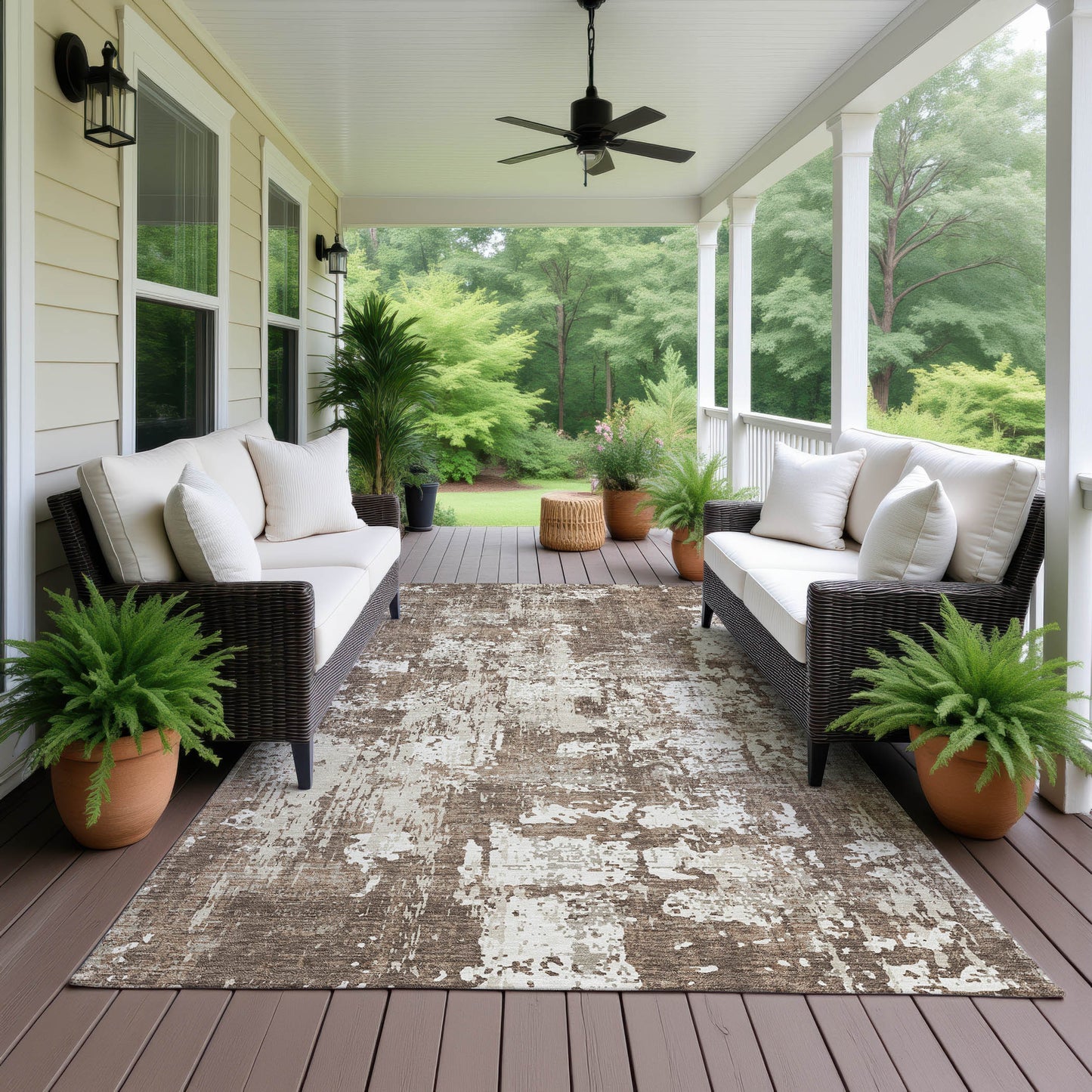 Dalyn Rugs Kochi Brown Transitional
