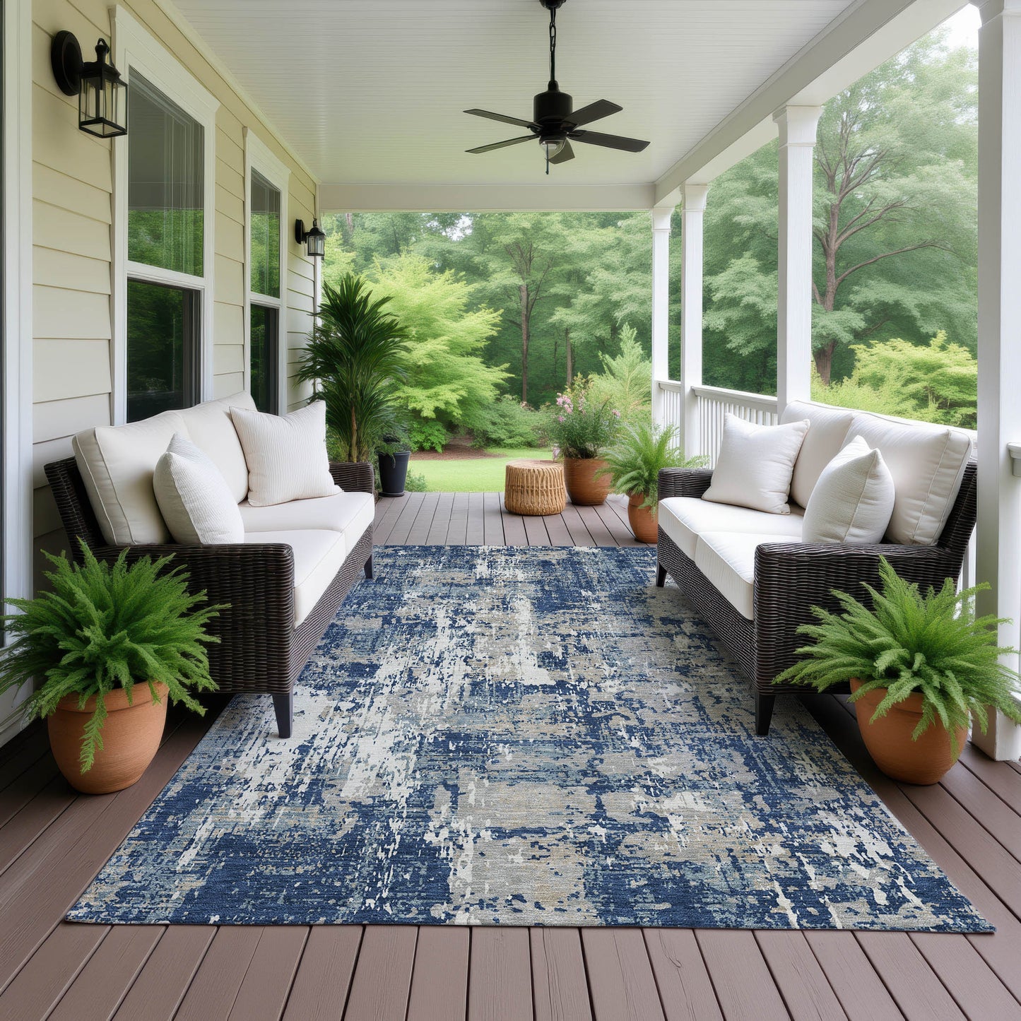 Dalyn Rugs Kochi Navy Transitional