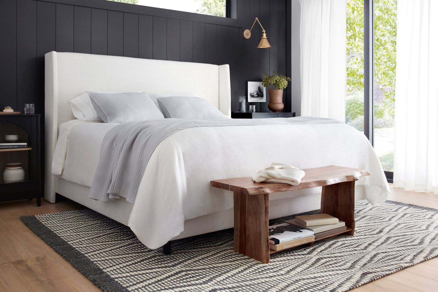 Loloi Kenzie Ivory Charcoal Contemporary