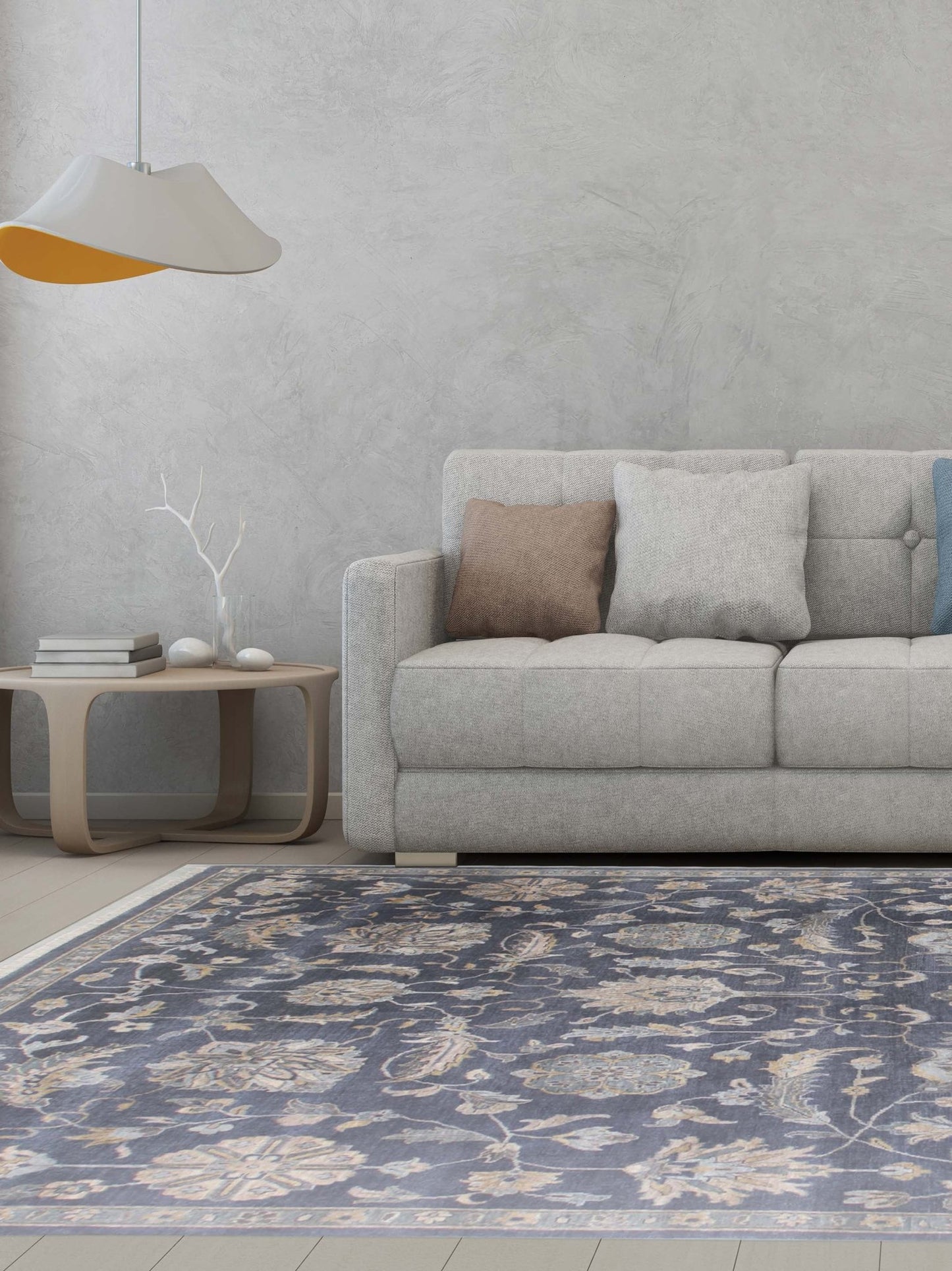 Artisan Kristen Blue Traditional Knotted Rug - Rugs - Artisan - Atlanta Designer Rugs