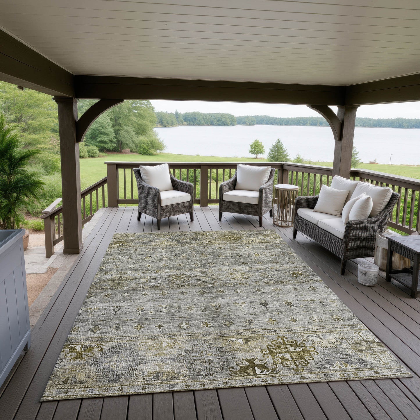 Dalyn Rugs Karaj Pewter Traditional