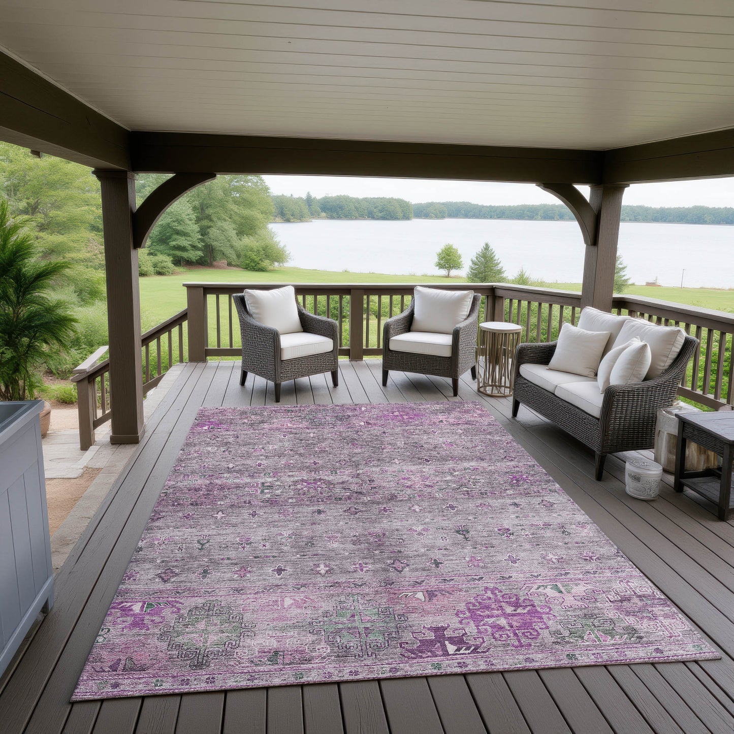 Dalyn Rugs Karaj Purple Traditional