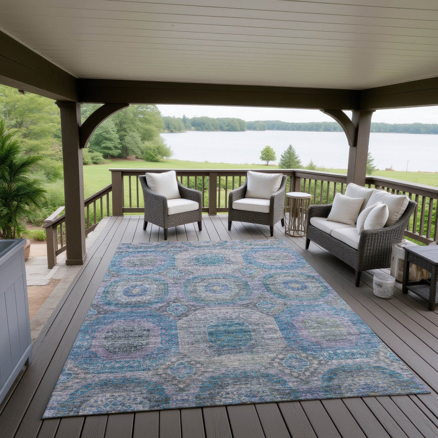 Dalyn Rugs Karaj Blue Traditional