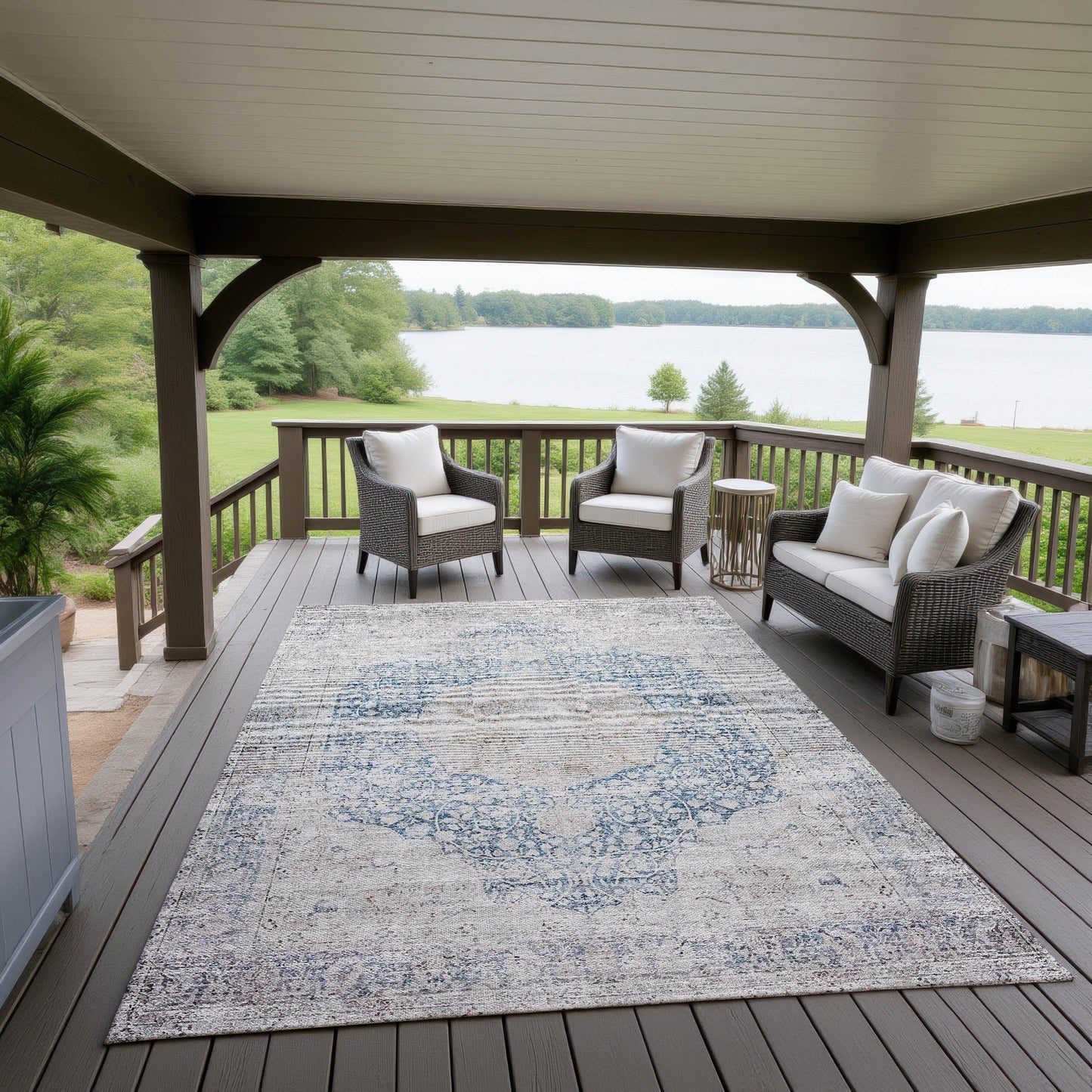 Dalyn Rugs Karaj Blue Traditional