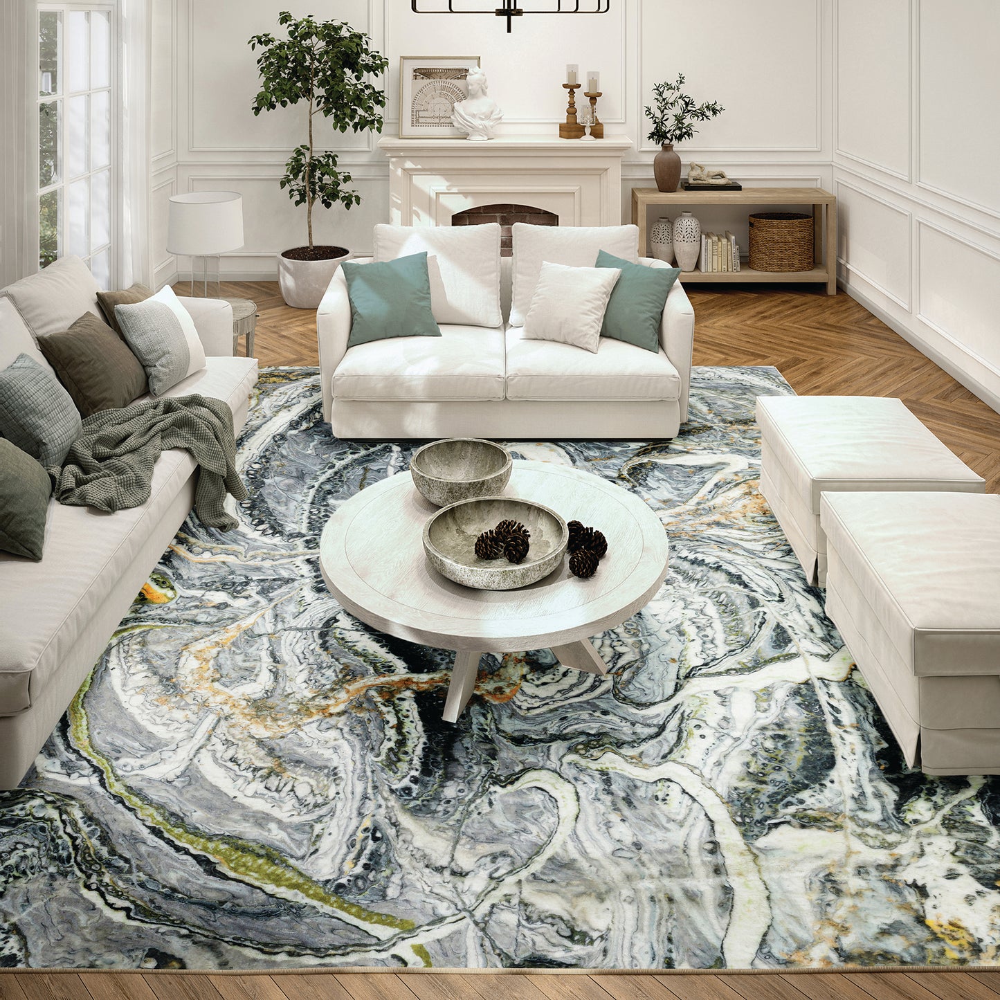 Dalyn Rugs Kikiamo Storm Contemporary
