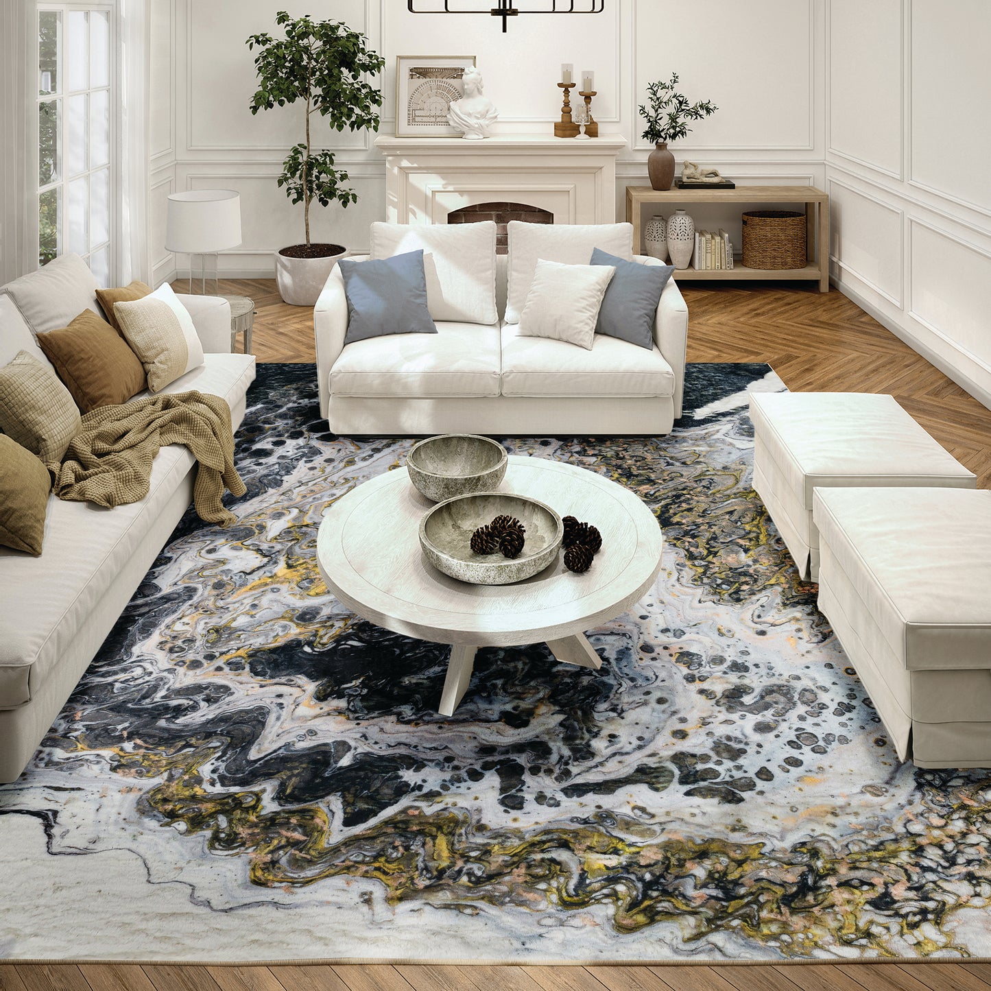 Dalyn Rugs Kikiamo Graphite Contemporary
