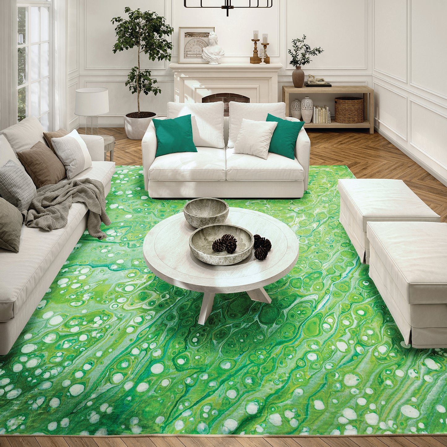 Dalyn Rugs Kikiamo Lime-In Contemporary