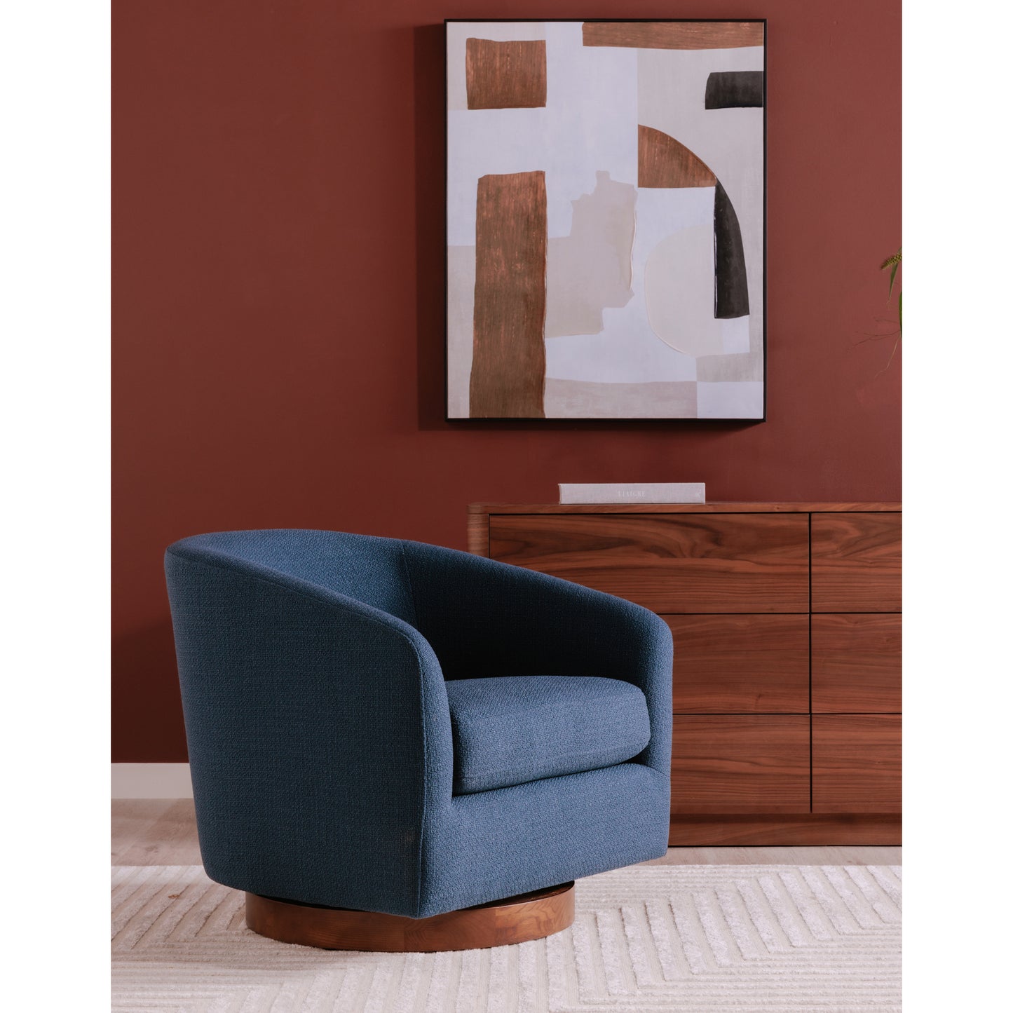 Moes Home Accent Chairs Oscy Blue Contemporary Furniture