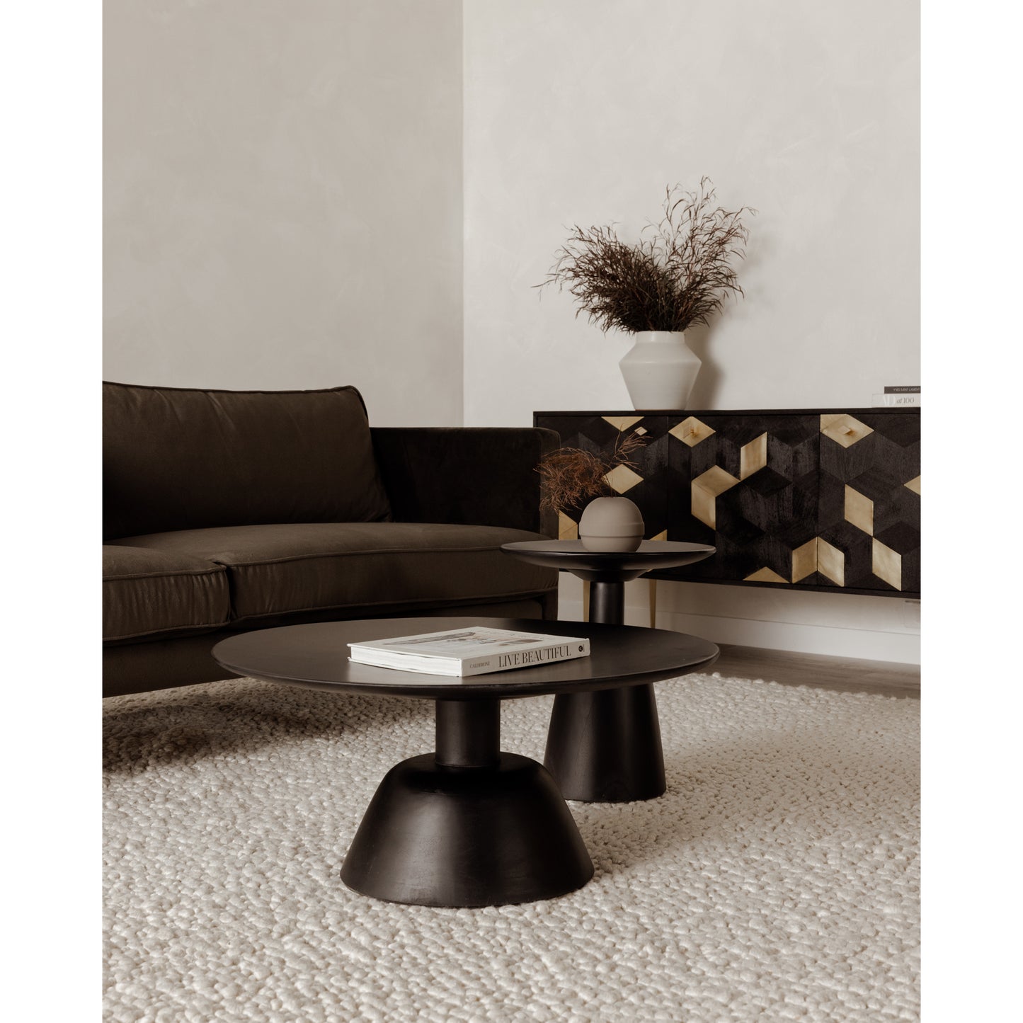 Moes Home Coffee Tables Nels Black Modern Furniture