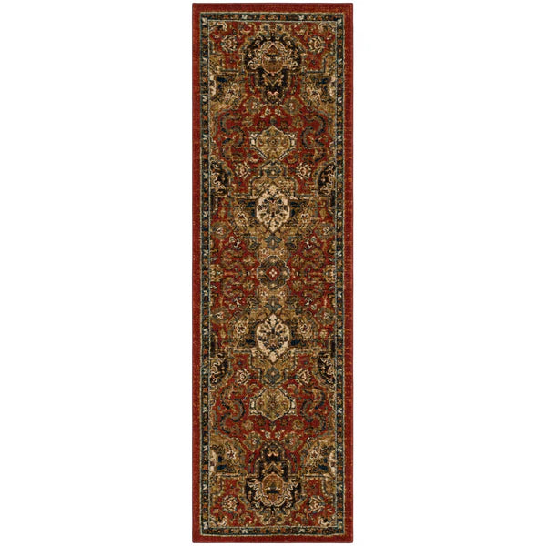 Karastan Spice Market 90938 Garnet Traditional Machine Woven Rug