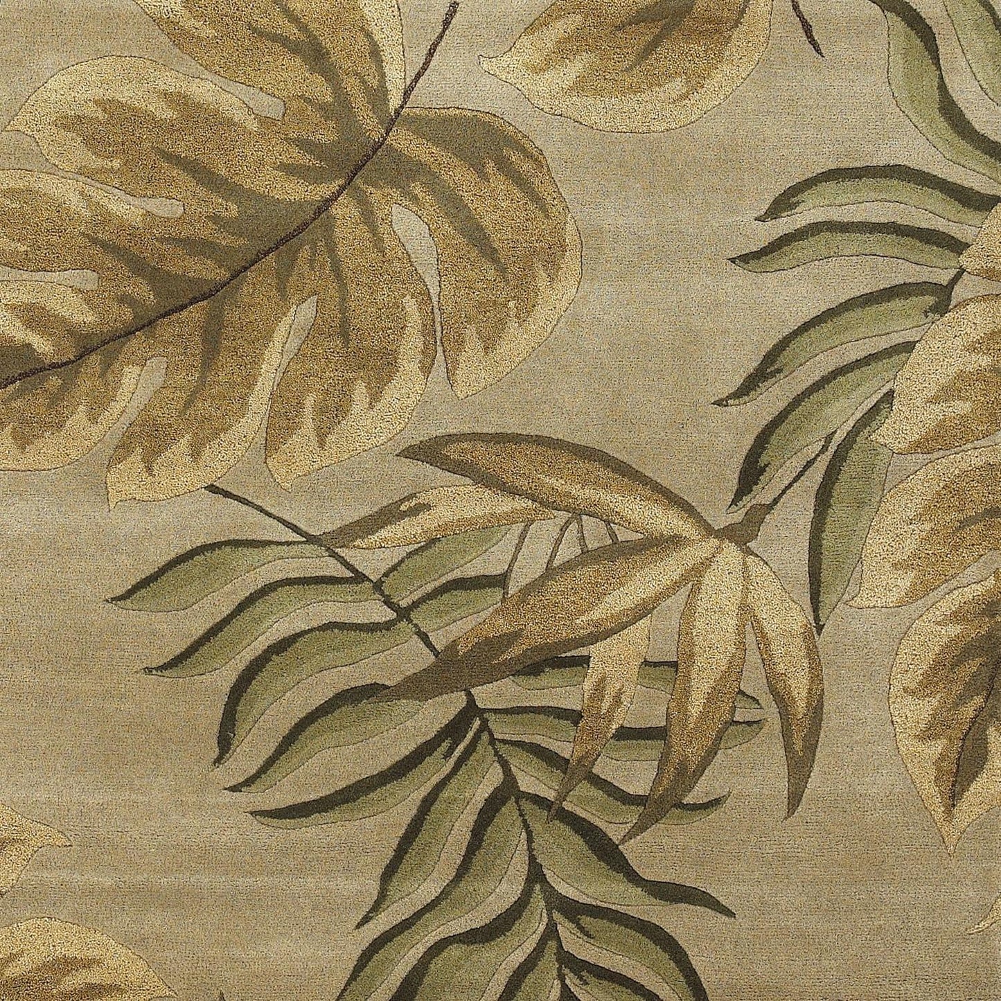 Kas Havana 2614 Sand Florals & Tropicals Hand Tufted Rug