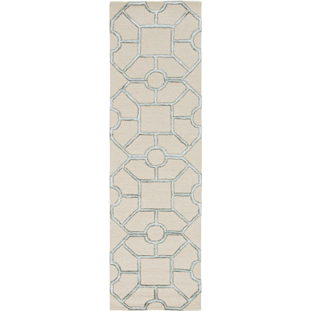 Kas Libby Langdon Upton 4306 Beige Transitional Tufted Rug