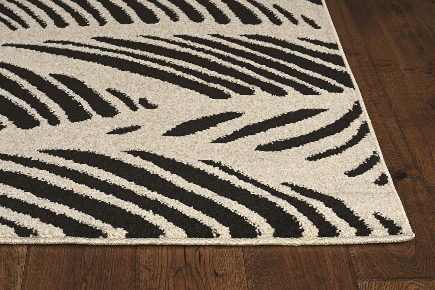Kas Lucia 2770 Black White Indoor/Outdoor Machine Woven Rug