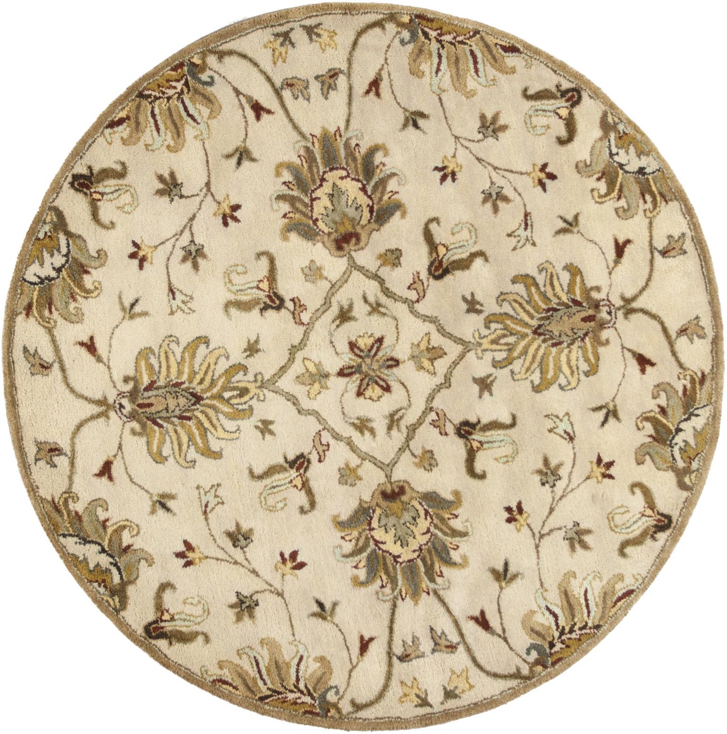 Kas Syriana 6012 Champagne Traditional Hand Tufted Rug