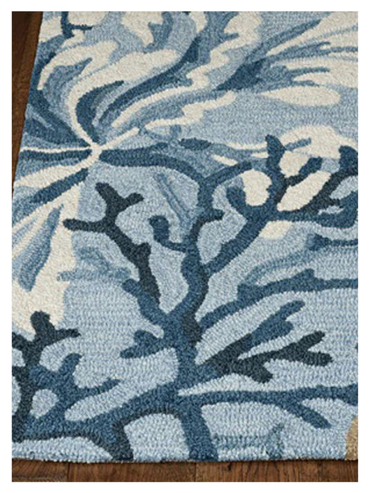 KAS Sonesta 2020 Blue Coastal Tufted Rug - Rugs - KAS - Atlanta Designer Rugs
