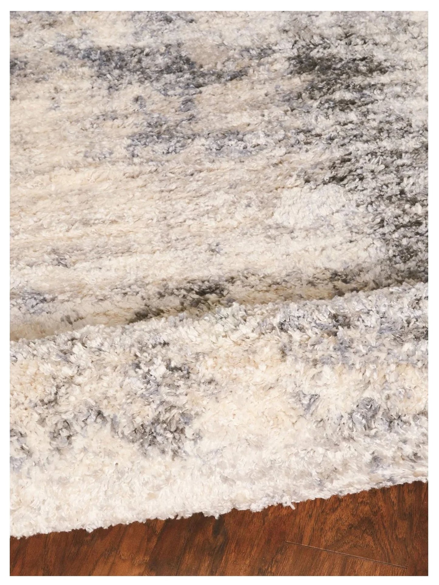 KAS MERINO 6704 Ivory Blue Casual Machinemade Rug - Rugs - KAS - Atlanta Designer Rugs