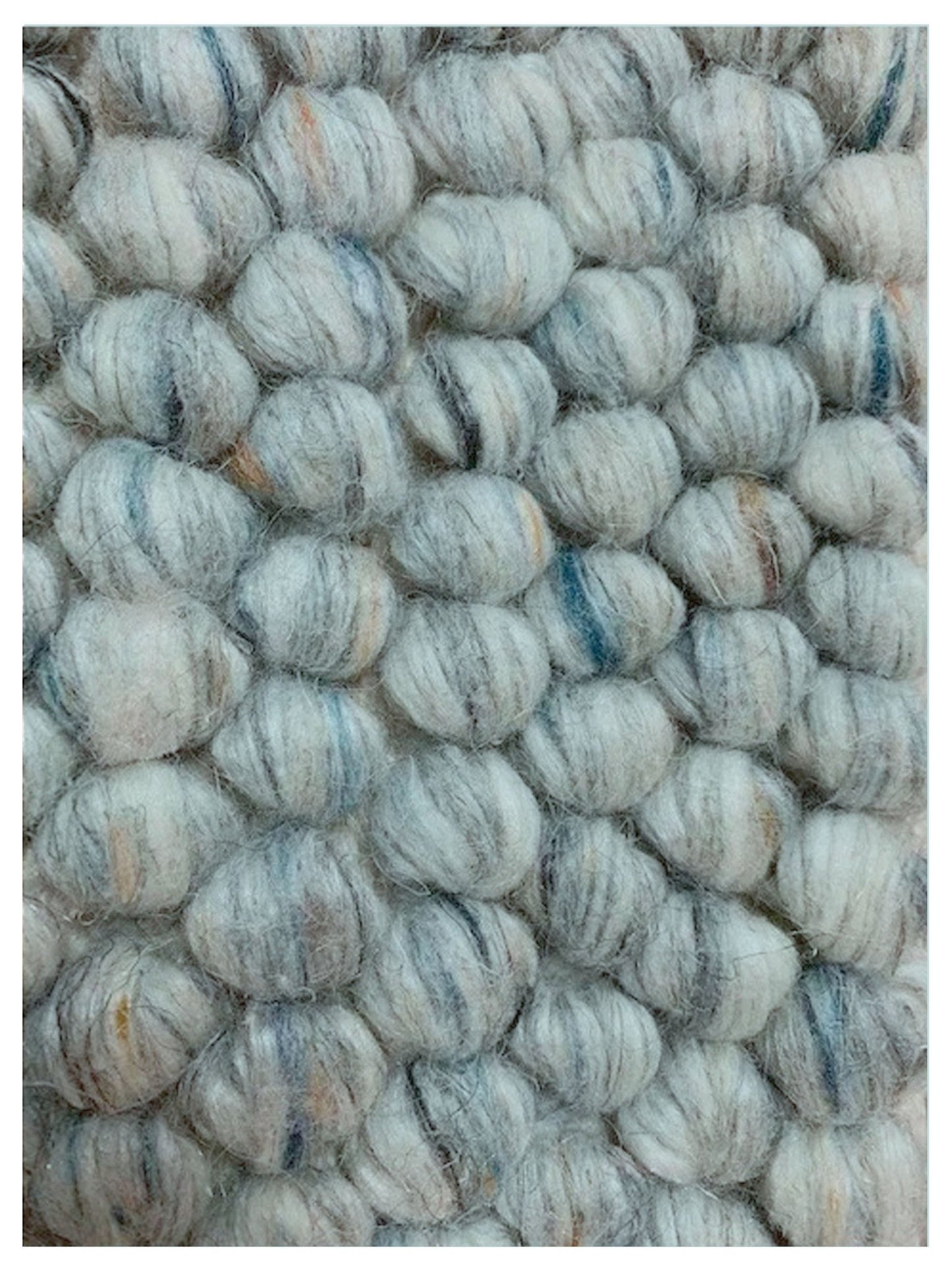 KAS Pave 8501 Ivory Blue Transitional Knotted Rug - Rugs - KAS - Atlanta Designer Rugs