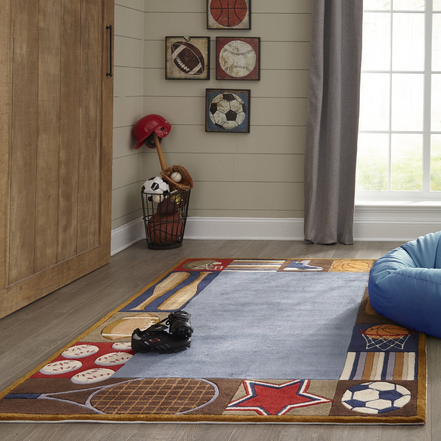 Momeni Lil Mo Whimsy Denim Contemporary