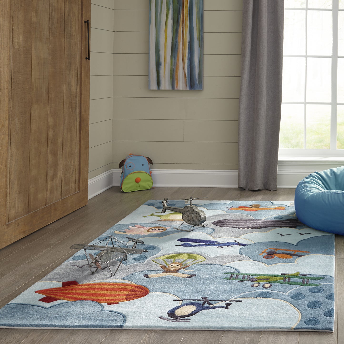 Momeni Lil Mo Whimsy Sky Contemporary