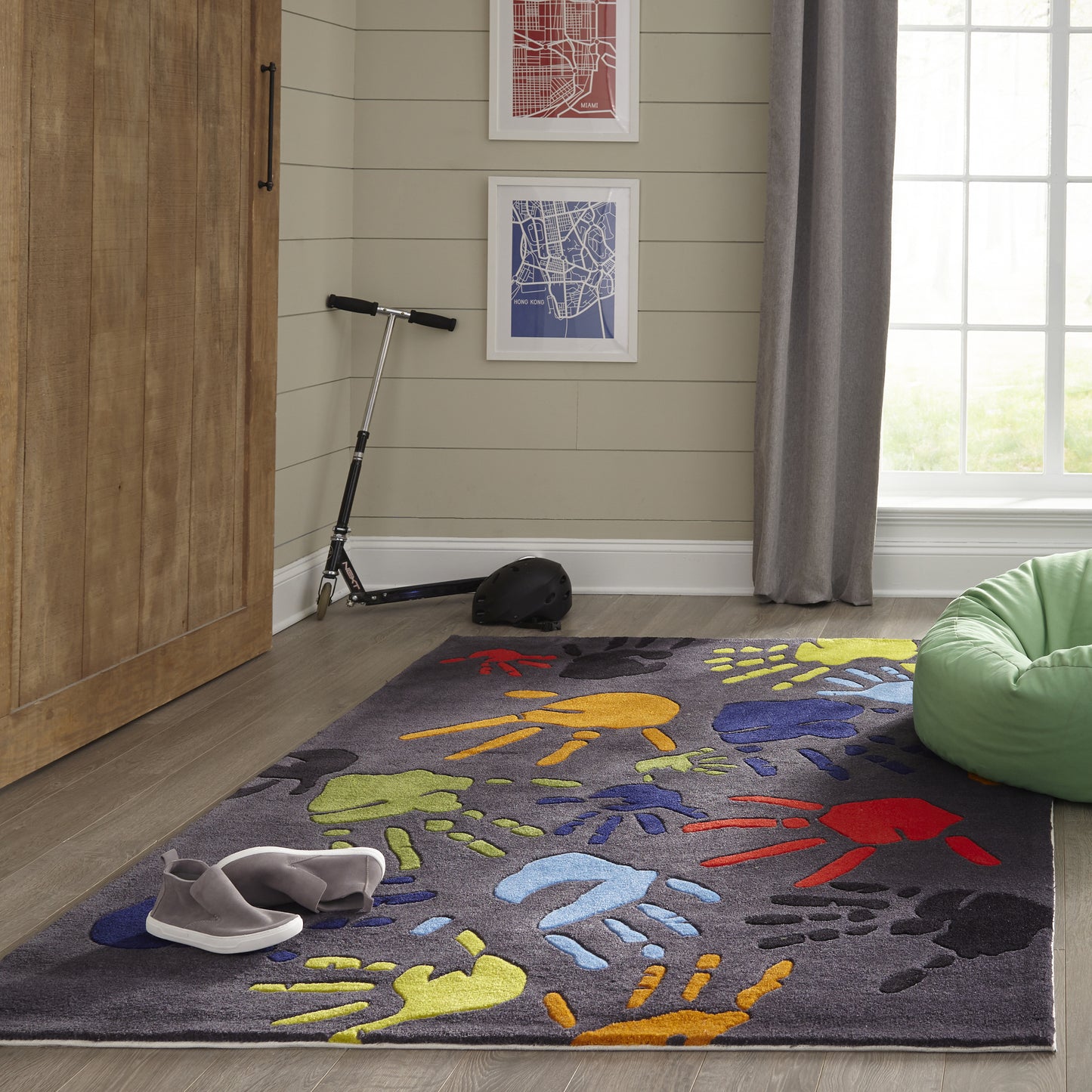 Momeni Lil Mo Whimsy Grey Contemporary