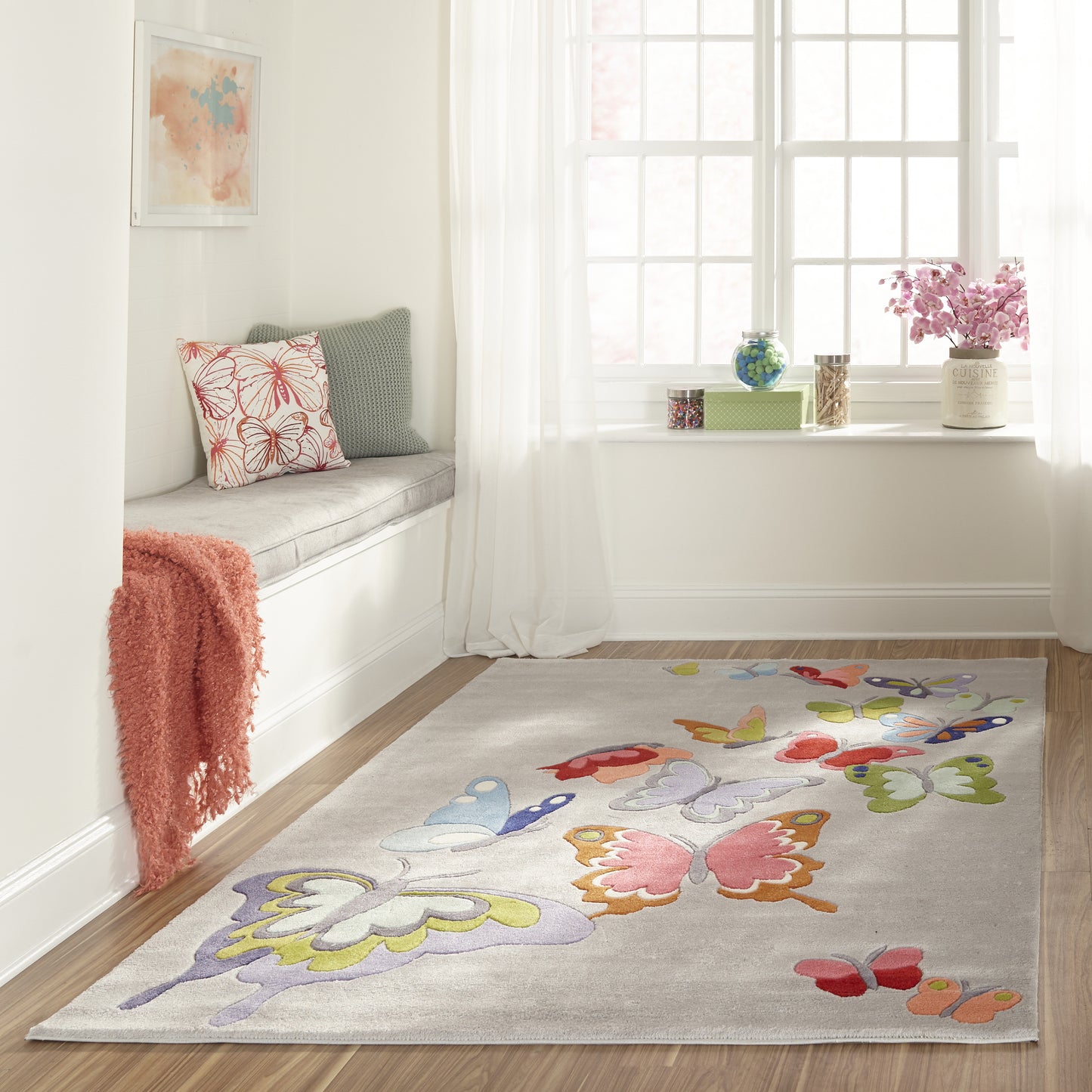 Momeni Lil Mo Whimsy Grey Contemporary