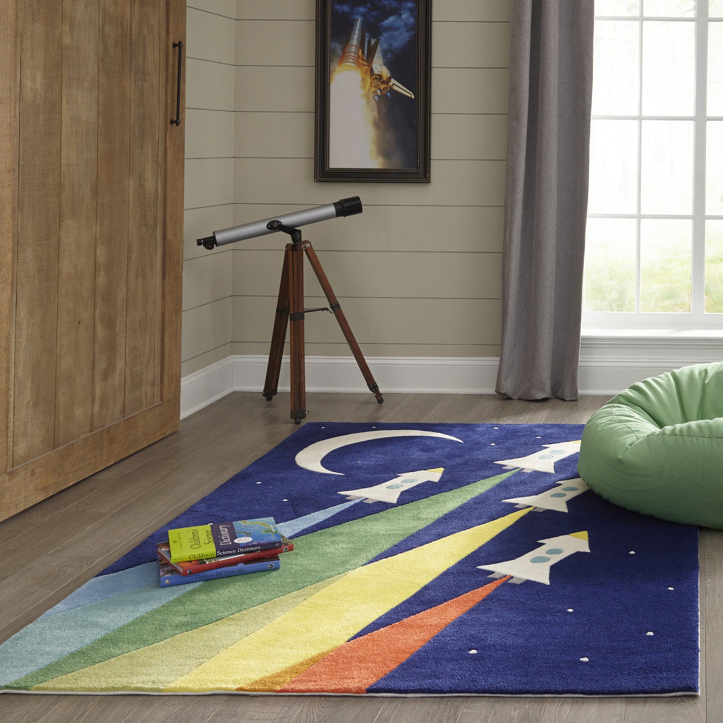 Momeni Lil Mo Whimsy Navy Contemporary