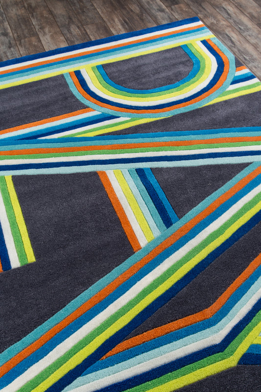 Momeni Lil Mo Hipster Blue Contemporary