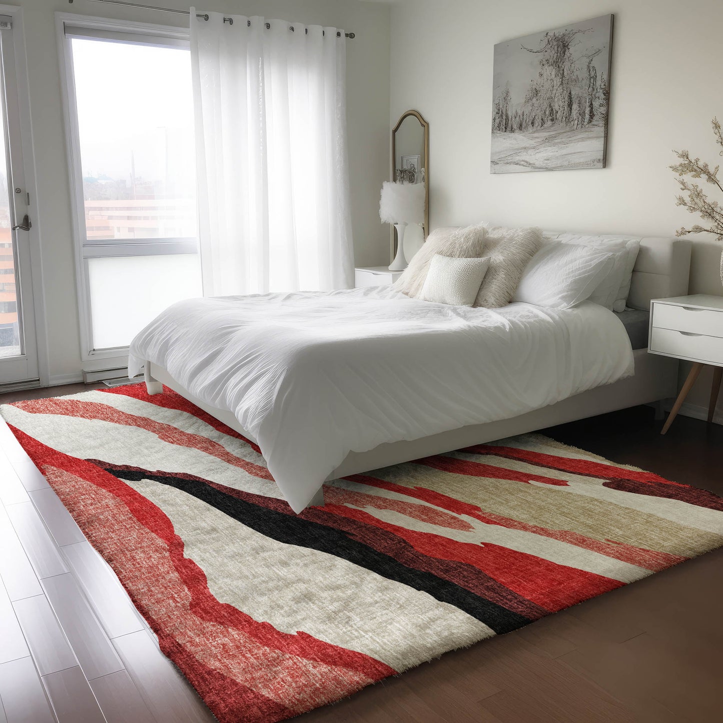 Dalyn Rugs Lorenzo Red Transitional