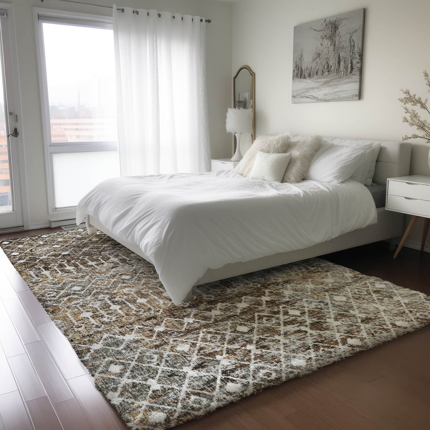 Dalyn Rugs Lorenzo Brown Transitional