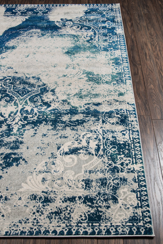 Momeni Loft Blue Traditional