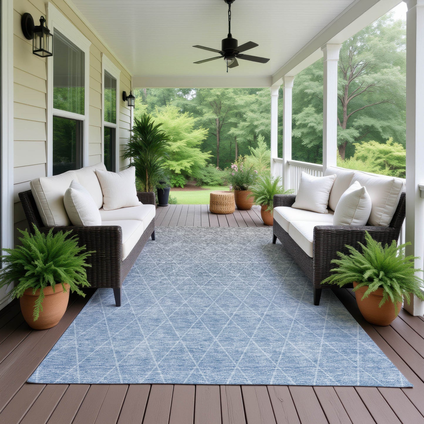 Dalyn Rugs Lazio Blue transitional