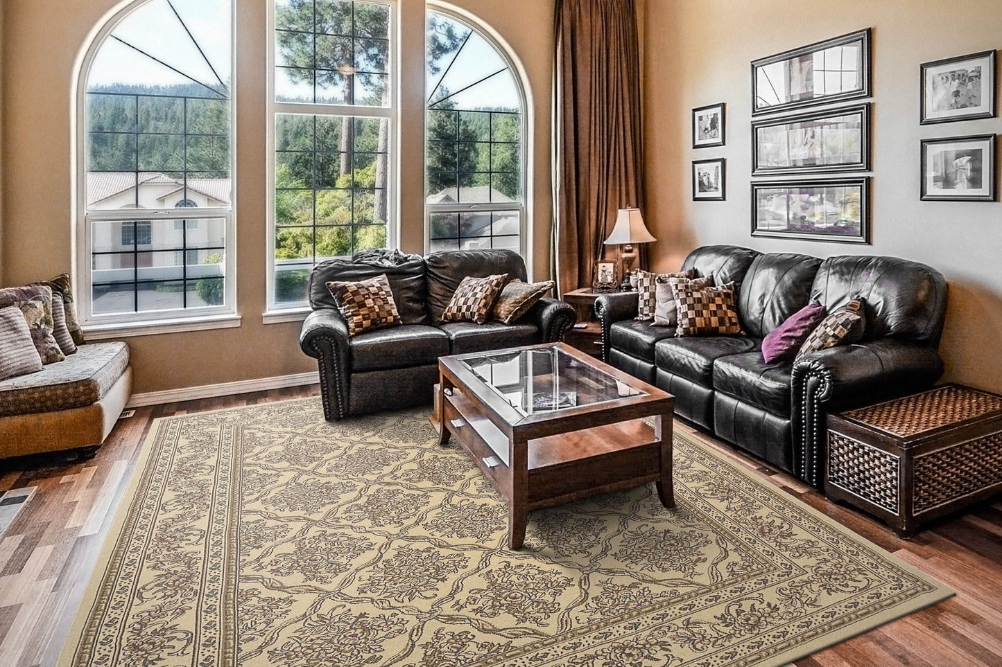 Dynamic Rugs Legacy 58018 Ivory Traditional Machine-Made Rug