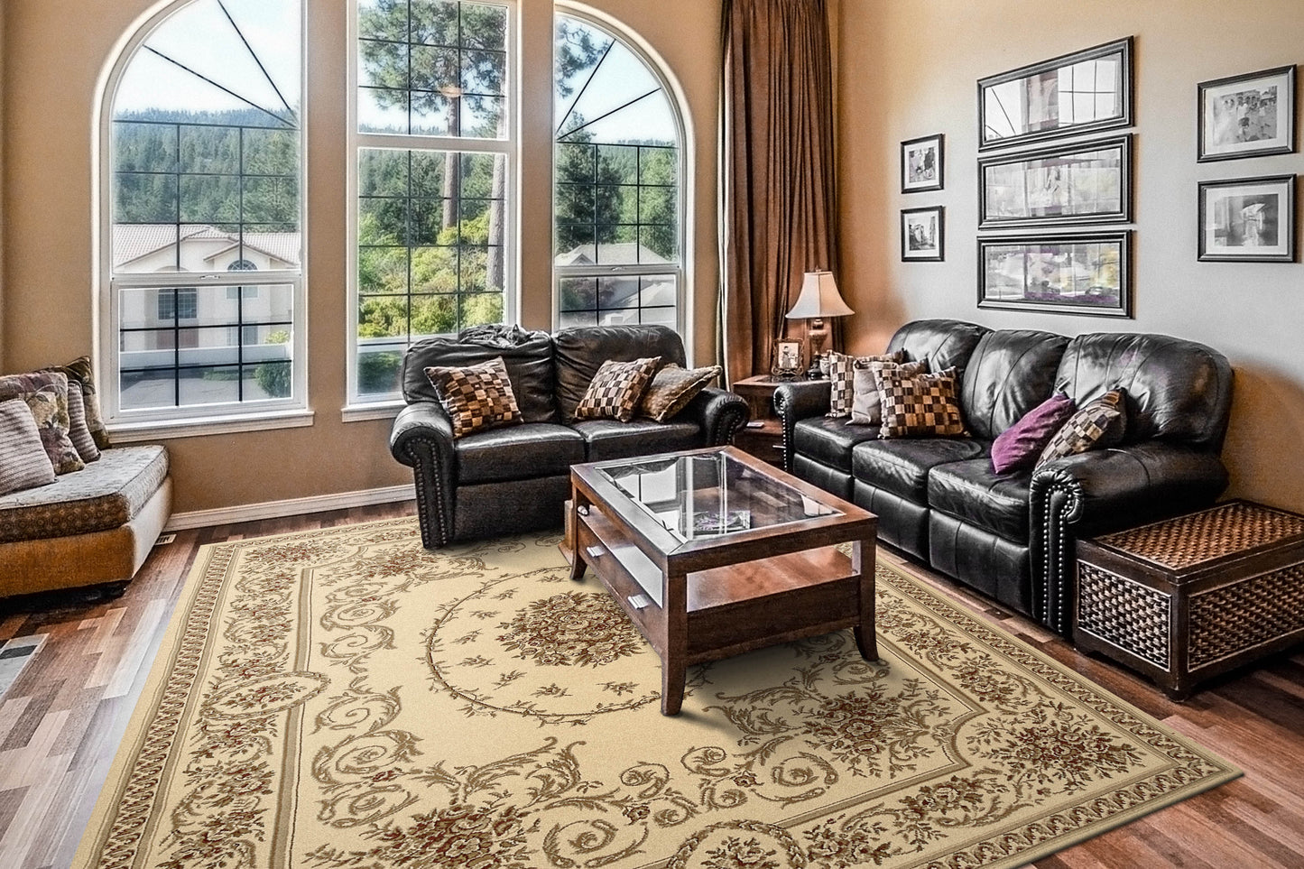 Dynamic Rugs Legacy 58022 Ivory Traditional Machine-Made Rug