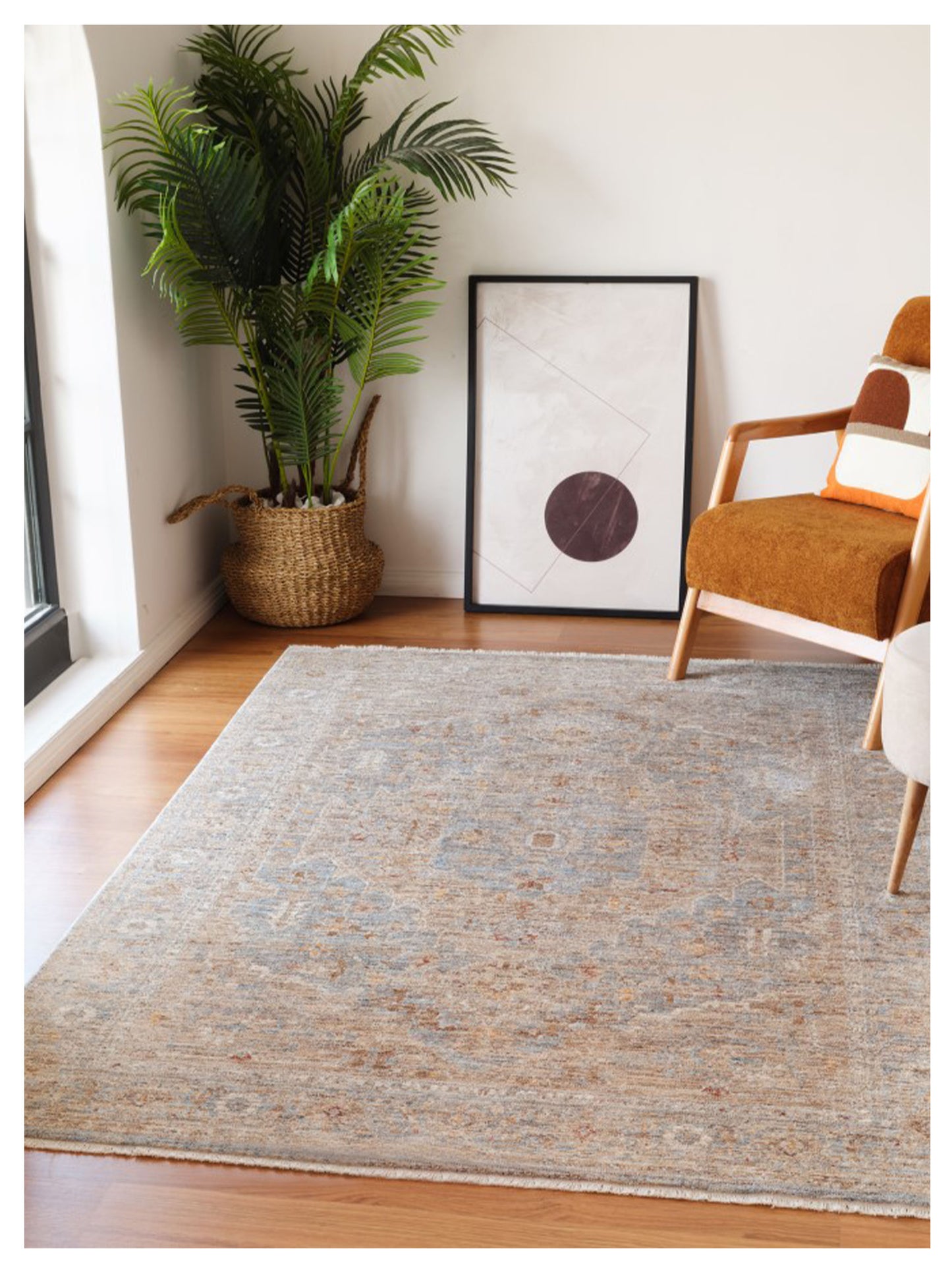 Limited Alborg ABG-301 Blue Traditional Machinemade Rug