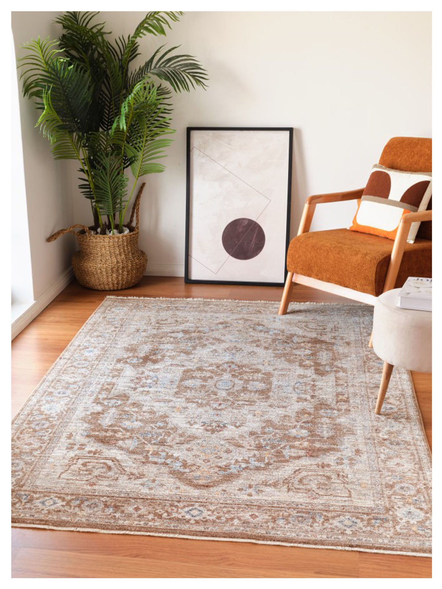 Limited Alborg ABG-303 Sand Traditional Machinemade Rug