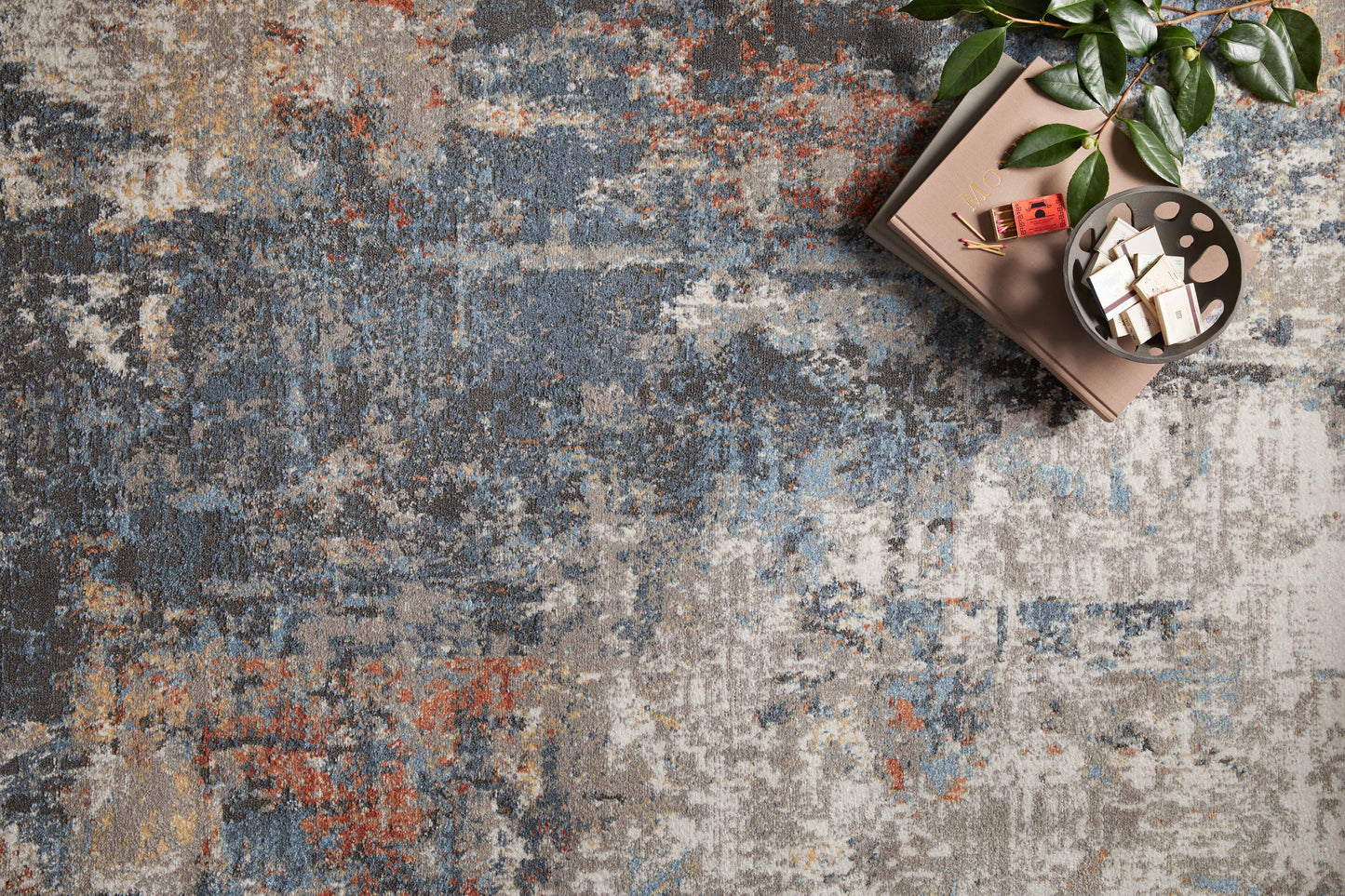 Loloi II Maeve Silver Apricot Contemporary