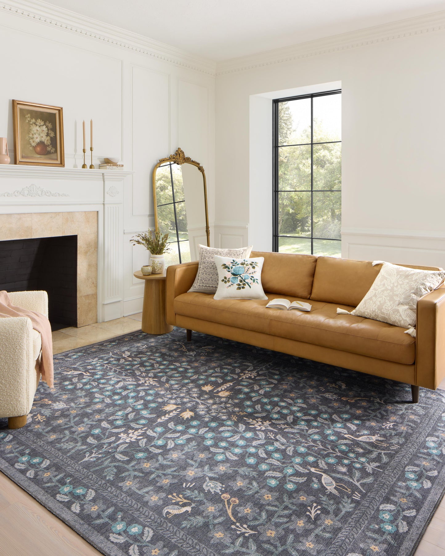 Rifle Paper Co. x Loloi Maison Nightingale Black Traditional