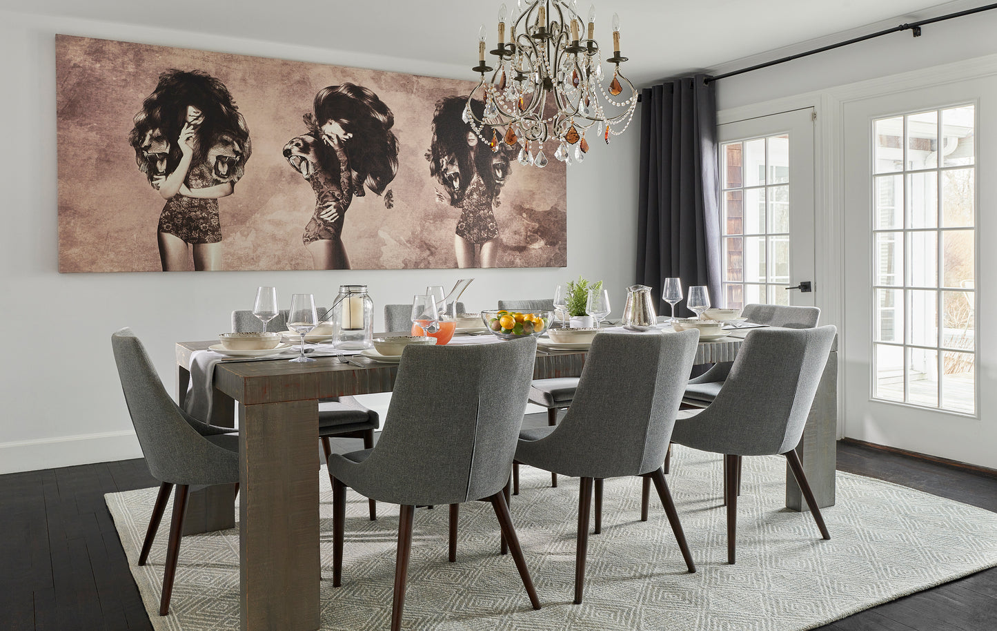 Momeni Mallorca Grey Contemporary