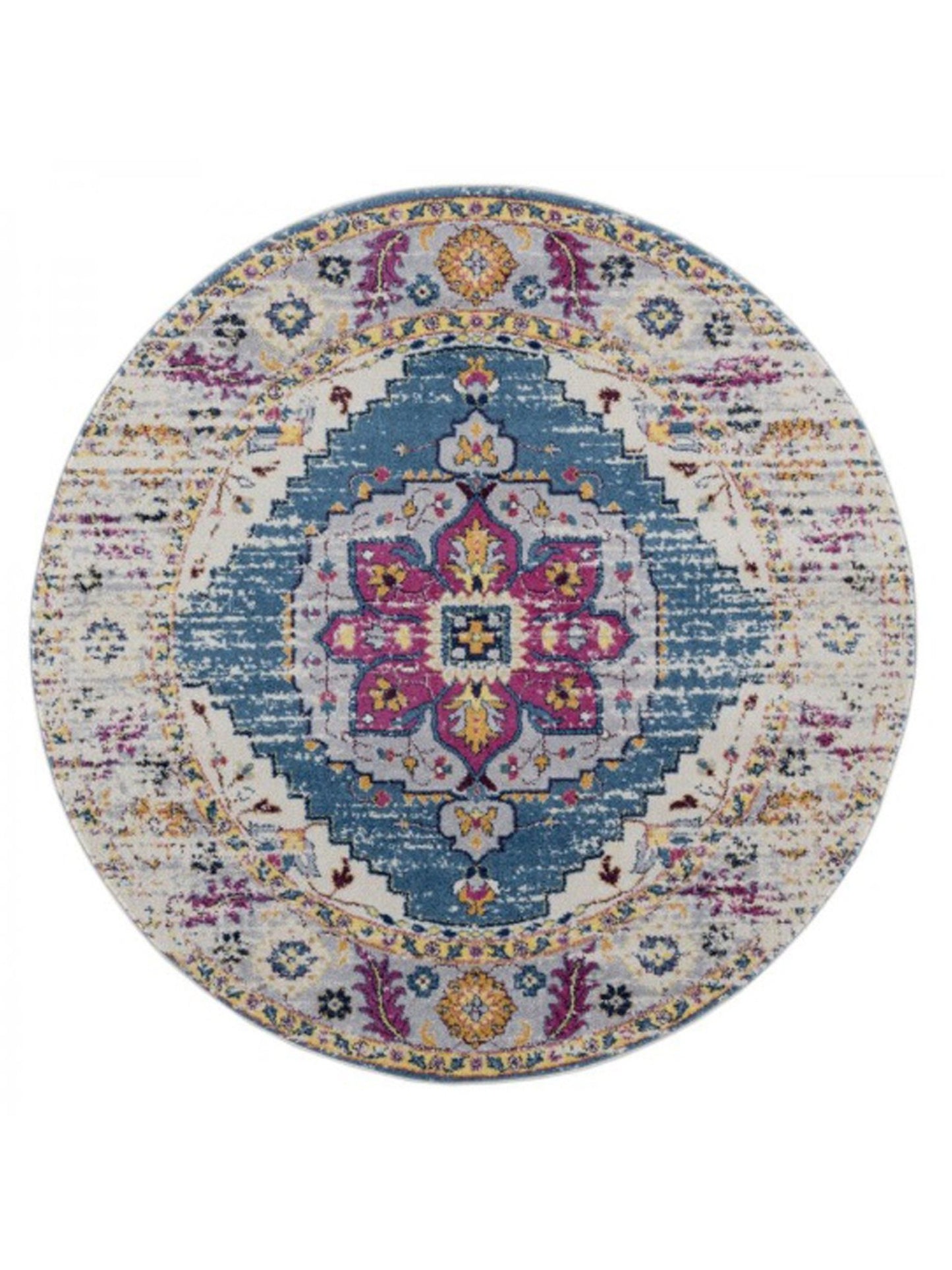 Limited Grace GE - 352 TURQUOISE IVORY Traditional Machinemade Rug - Rugs - Limited - Atlanta Designer Rugs