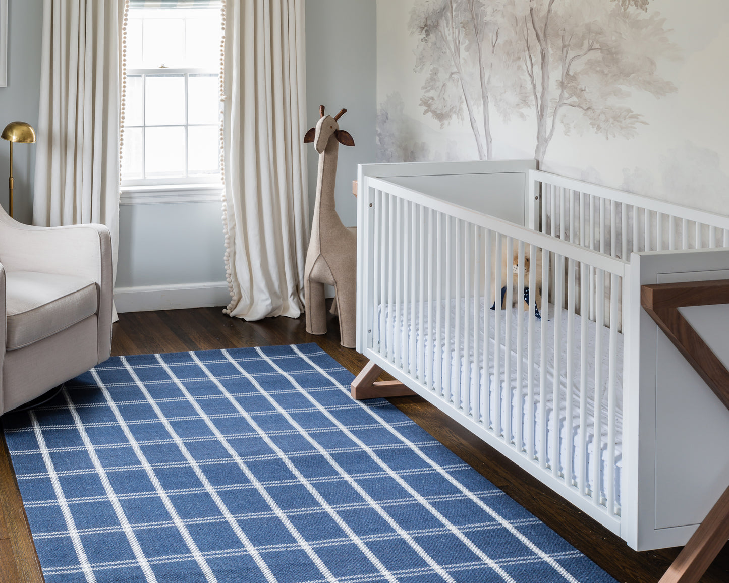 Erin Gates Marlborough Navy Modern