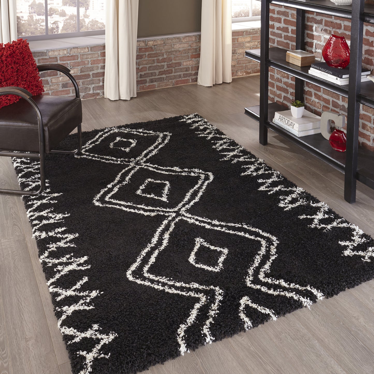 Momeni Maya Black Contemporary